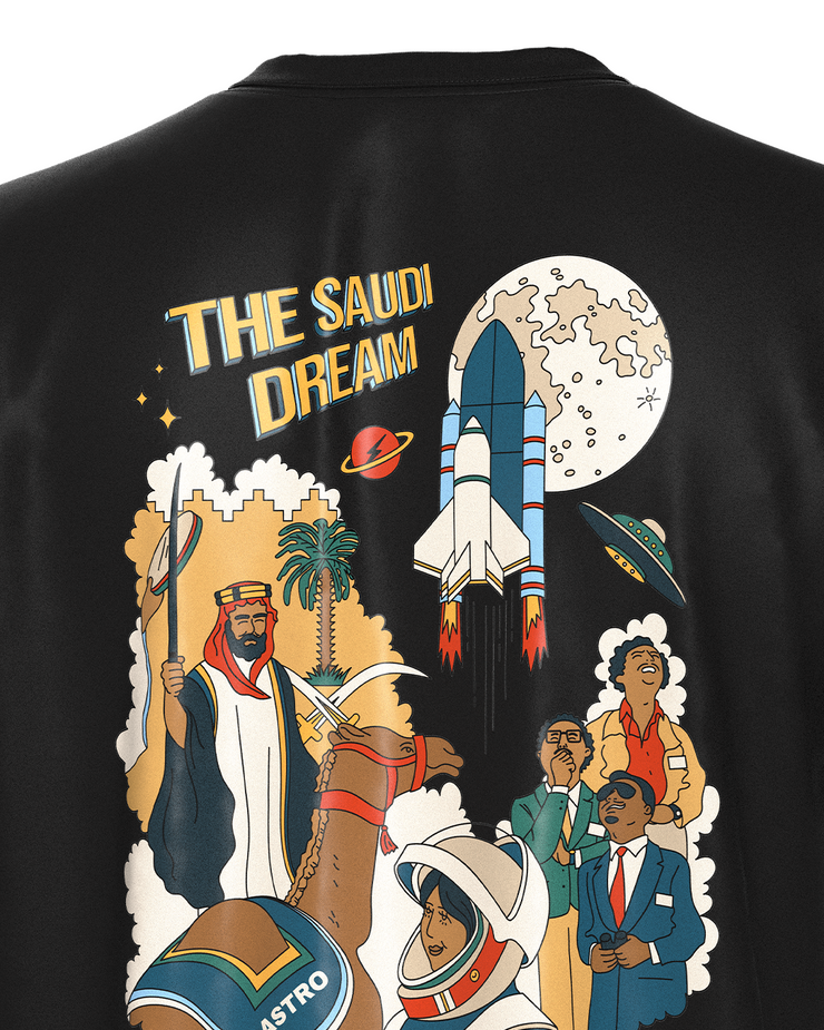 ''The Saudi Dream'' ''Going to Space'' Limited edition Black